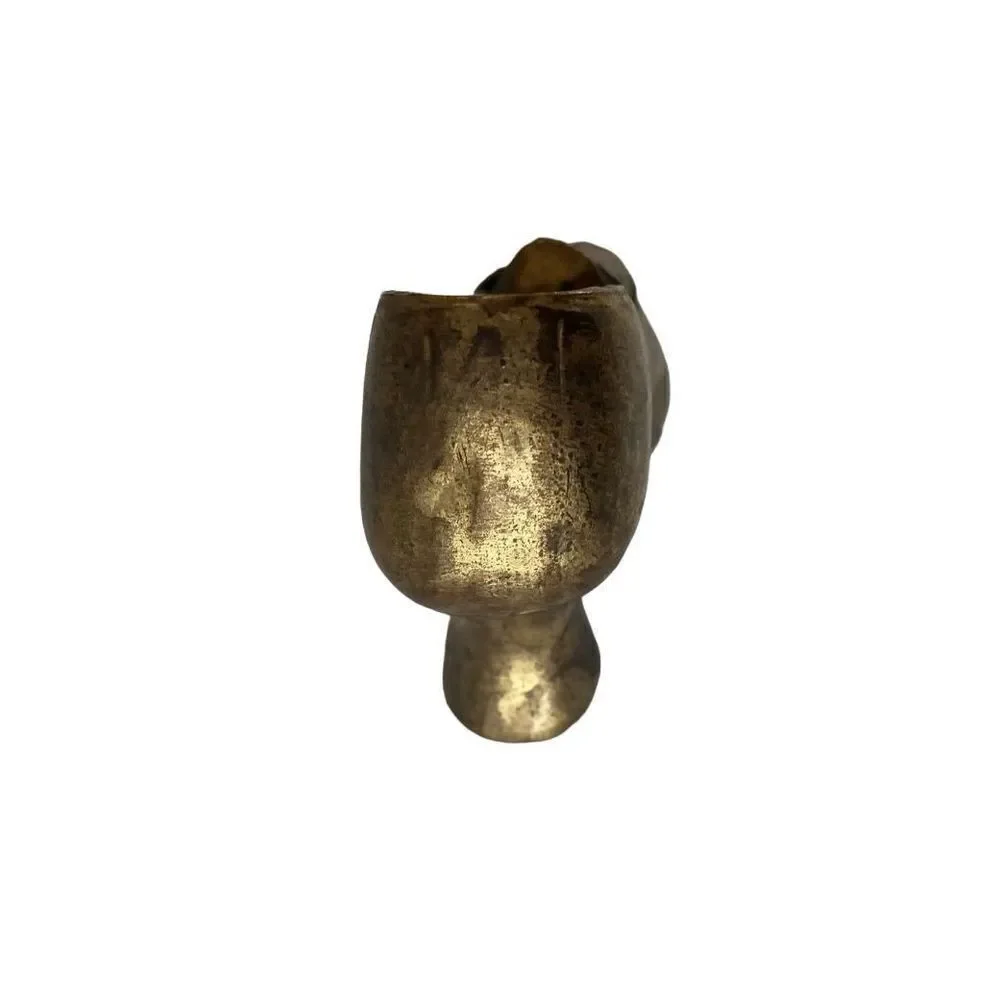 Heavy New York labeled pin cushion brass shoe - 3.75